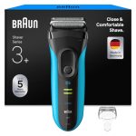 Beste Braun scheerapparaat Braun Series 3 ProSkin 3040s Elektrisch scheerapparaat, met Precisietrimmer, Oplaadbaar en Draadloos Wet&Dry Scheerapparaat, Zwart/Blauw