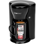 Clatronic 1-kops koffiezetapparaat | Koffiezetapparaat | perfect voor singles | Filterkoffiezetapparaat incl. keramische mok | kleine filterkoffiemachine ideaal voor onderweg | KA 3356