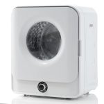 Merax Kleine wasdroger met 5 programma's, wandmonteerbaar, afvoerdroger met oververhittingsbeveiliging en meervoudige filtratie, 3 kg/daadwerkelijk tot 4,5 kg, 830 W