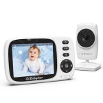 Babystar Babyfoon met camera, 3,2 inch video-babyfoon, draadloos, nachtzicht, temperatuurbewaking, twee-weg audio, VOX-modus, 2,4 GHz babyfoon, ideaal voor ouders