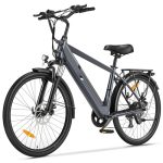 Touroll J1 ST/J2 26'' E-Bike, elektrische fiets, Trekkingfiets, E-Bike voor heren en dames, met 561,6 Wh accu, 100 km bereik, 250 W, E-fiets met 7-versnellingen, Pedelec Citybike E-Bike voor